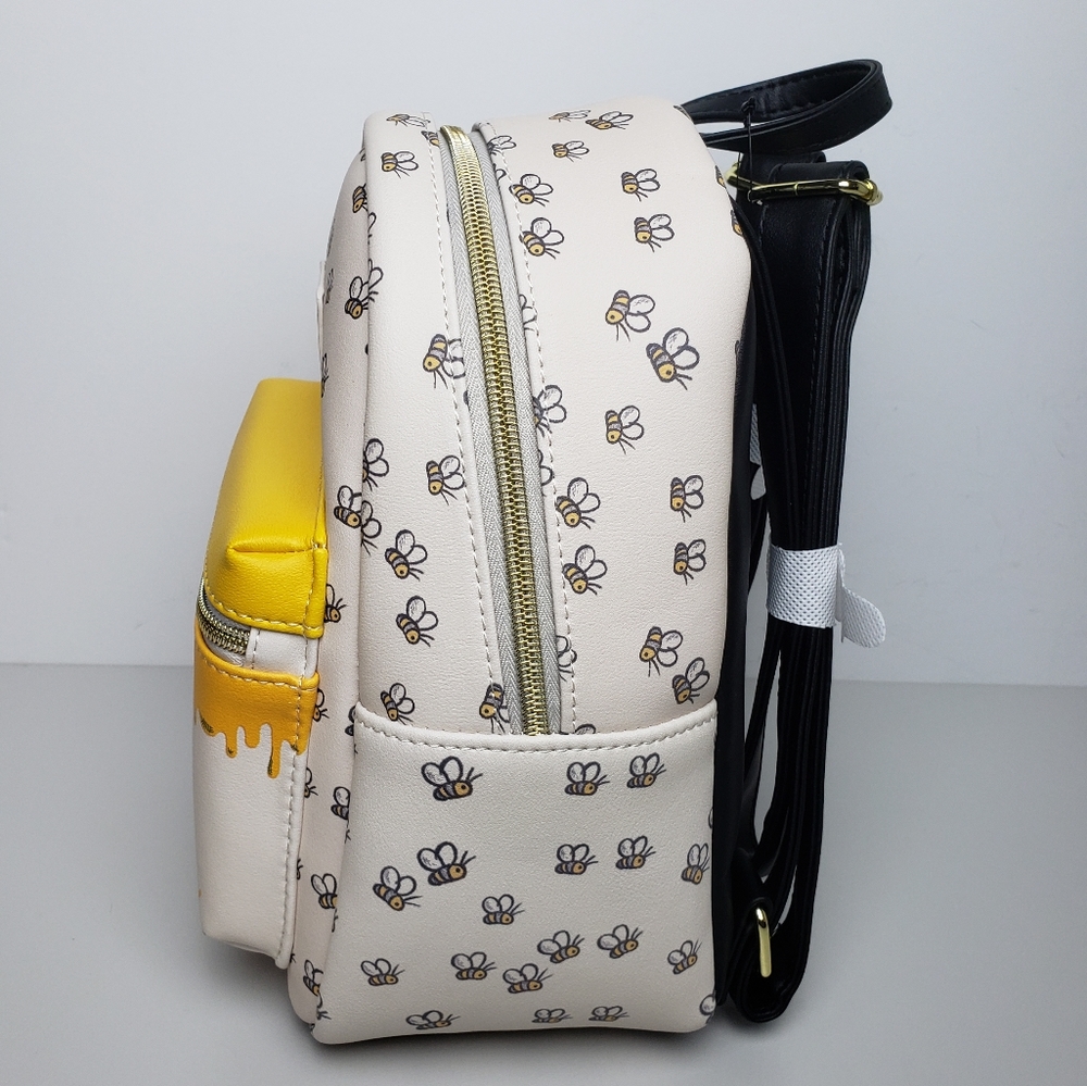 Loungefly Pooh Bees & Honey Backpack & Cardholder - Picture 5 of 8